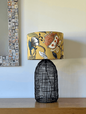 Australian Made Lampshade Magnificent Mustard Casting Light