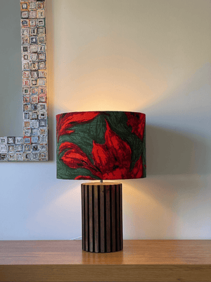 
                  
                    Australian Made Lampshade - The Emerald City - Vintage Barkcloth
                  
                
