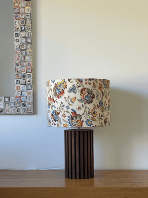 
                  
                    Australian Made Lampshade - Vintage Stylised Paisley Barkcloth
                  
                